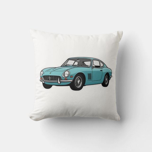 Cushion Vintage Car Kudde (Framsida)