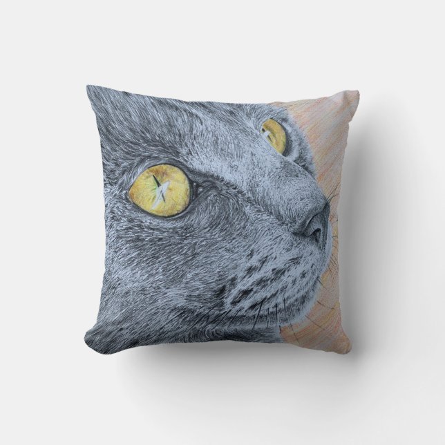 Cushion - Willow Cat Kudde (Framsida)