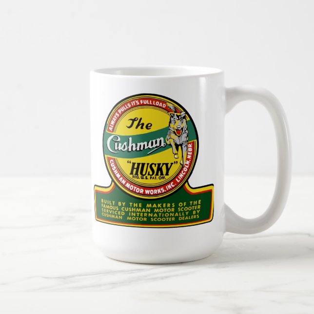 Cushman Scooters Husky Kaffemugg (Höger)