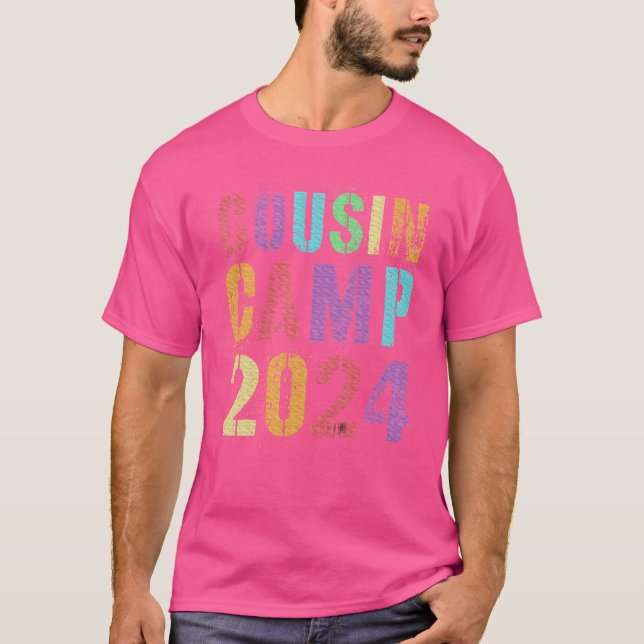 CUSIN CAMP 2024 Mormor Morfar Sommar Sleepaway  T Shirt (Framsida)