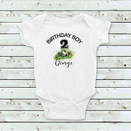 Cusom Namn Soccer Ball Boys Cute T Shirt