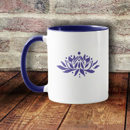 Cusomizable Flaming Lotus Flower Mugg