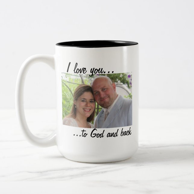 Cusomize det! Glasföremål Två-Tonad Mugg (Vänster)