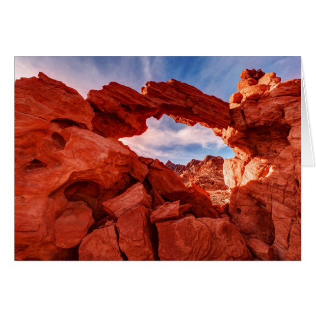 Cussing Arch Hälsningskort (Framsidan Horizontal)