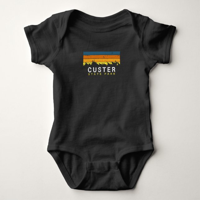 Custer delstatsparkSouth Dakota SD souvenir T Shirt (Framsida)