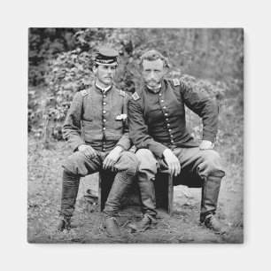 Custer & fång, 1862 magnet