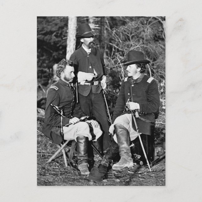 Custer & Friends, 1860 s Vykort (Framsida)