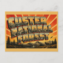 Custer National Forest Montana Alpina toppar Sjön