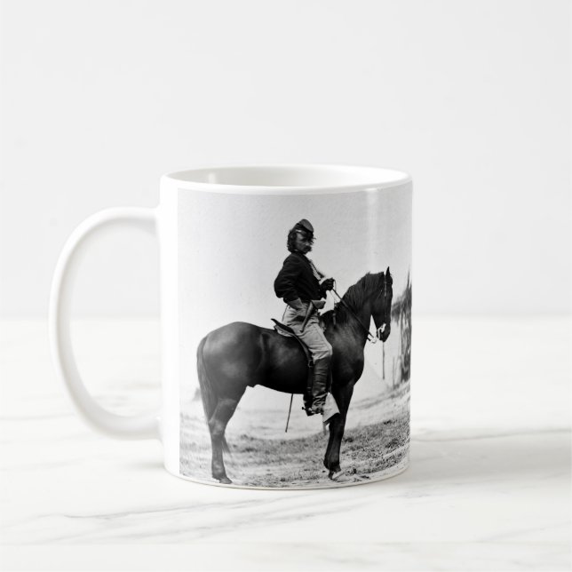 Custer och Pleasanton Kaffemugg (Vänster)