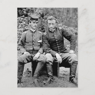 Custer & Prisoner, 1862 Vykort