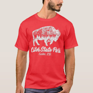 Custer State Park for Bison Älskare South Dakota T Shirt