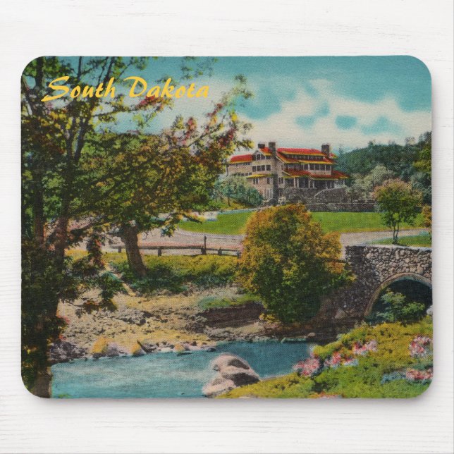 Custer State Park Game Lodge Mousepad Musmatta (Framsidan)