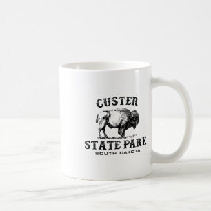 Custer State Park South Dakota Amerikansk Bison So Kaffemugg