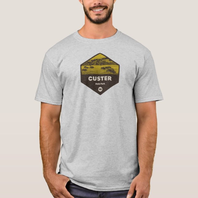 Custer State Park South Dakota T Shirt (Framsida)