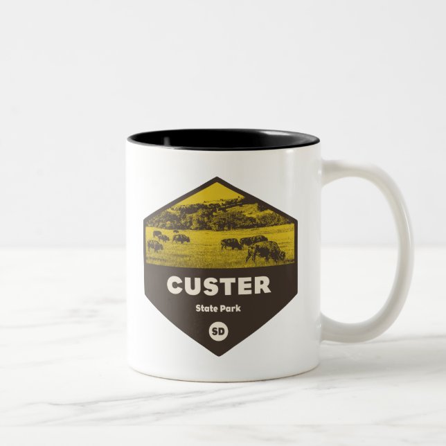 Custer State Park South Dakota Två-Tonad Mugg (Höger)