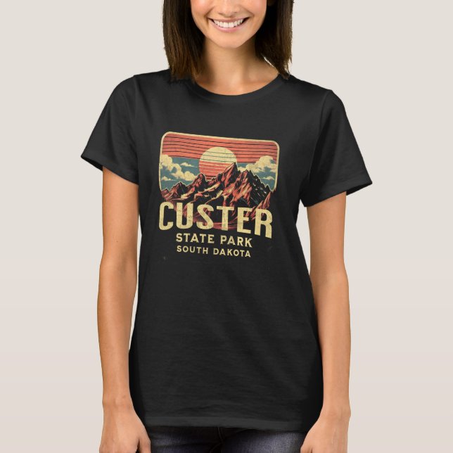 Custer State Park T Shirt (Framsida)