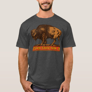 Custer State Park Vintage Buffalo Souvenir T Shirt