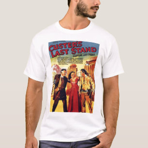 "Custers annons 1936 för film för vintage för s Tee