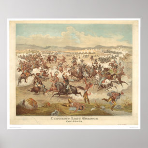 Custers sist laddning (0481A) Poster