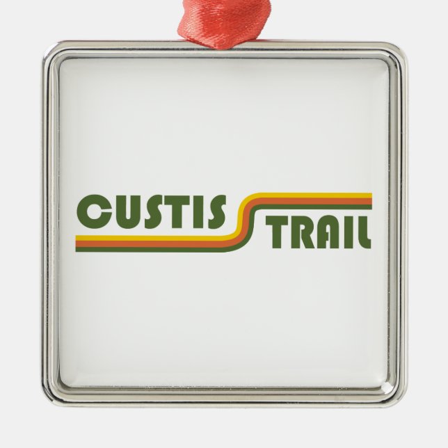 Custis Trail Julgransprydnad Metall (Framsidan)
