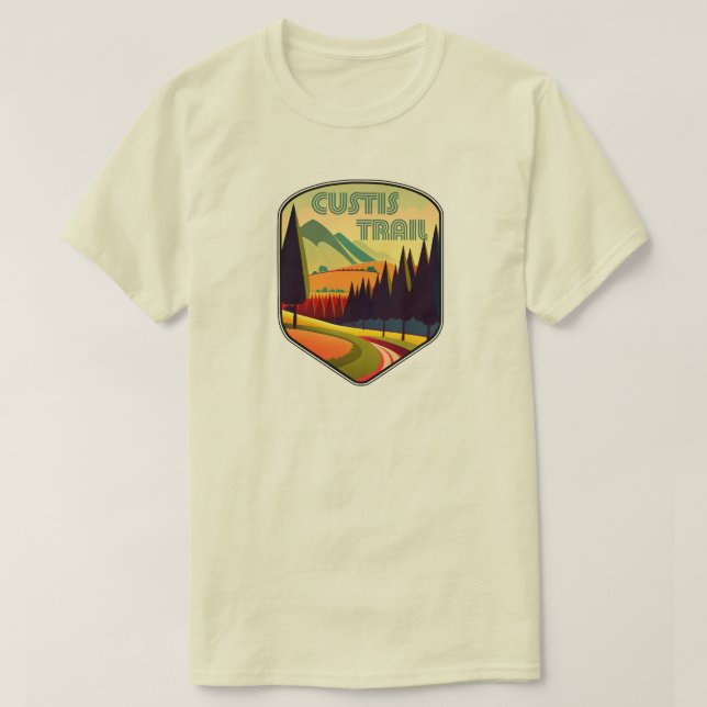 Custis Trail Virginia Färger T Shirt (Design framsida)