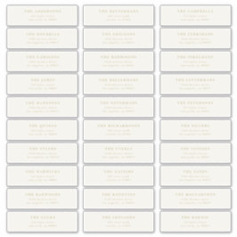 Custom 30 x Individual Editable Address Stickers Klistermärken