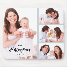 Custom 4 Family Photos Collage Rectangle Frame Musmatta