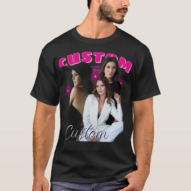 Custom 90s Vintage Bootleg Shirt II T Shirt (Framsida)