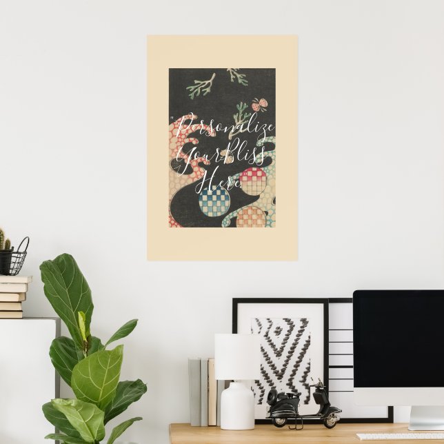 CUSTOM Abstract Japanese Dot Pattern Print  Poster (Hemmakontoret)