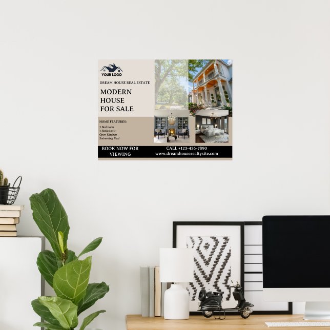 Custom Advertisement Real Estate Poster (Hemmakontoret)