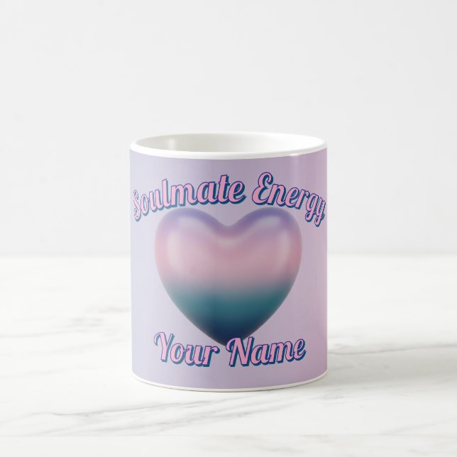 Custom Aesthetic Pink and purple Mug Kaffemugg (Center)
