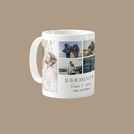 Custom All of Me Loves All of You Photo Mug Kaffemugg