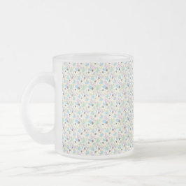 Custom All-Over Print Geometric Pattern Coffee Mug Frostad Glasmugg