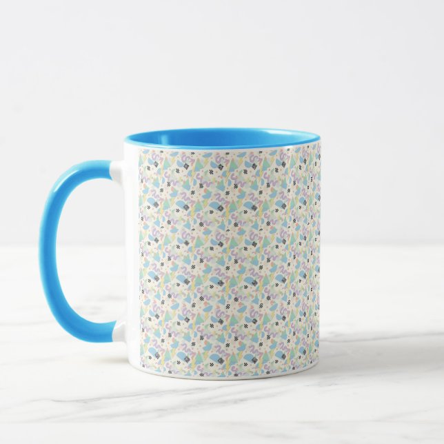 Custom All-Over Print Geometric Pattern Coffee Mug Mugg (Vänster)