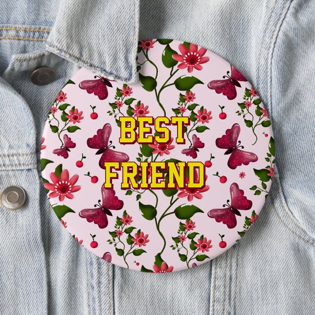 Custom and personalized floral Butterfly pattern  Knapp (In Situ)