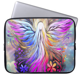 Custom Angel Laptop Bag for Women Electronics Bag Fodral