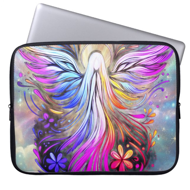 Custom Angel Laptop Bag for Women Electronics Bag Fodral (Framsidan)