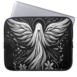 Custom Angel Laptop Bag for Women Electronics Bag Fodral