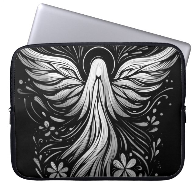 Custom Angel Laptop Bag for Women Electronics Bag Fodral (Framsidan)