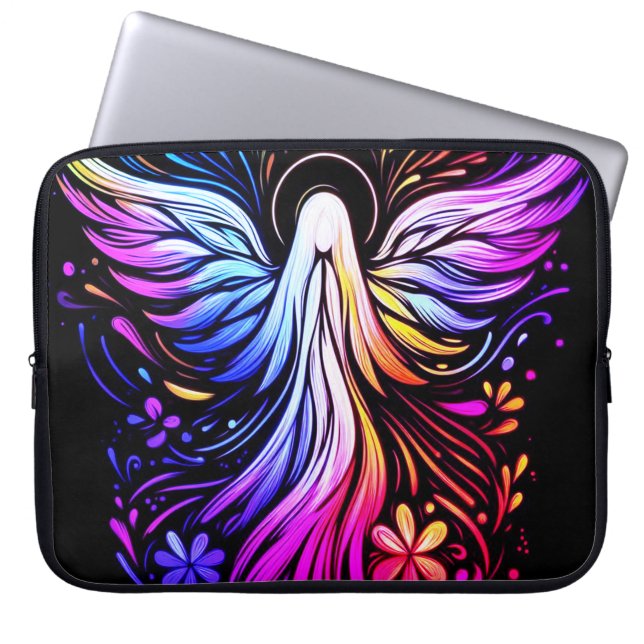 Custom Angel Laptop Bag for Women Electronics Bag Fodral (Framsidan)