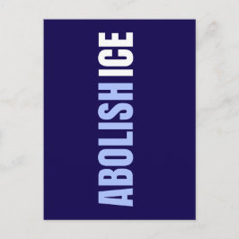 Custom Anti Abolish ICE Political Postcard Vykort