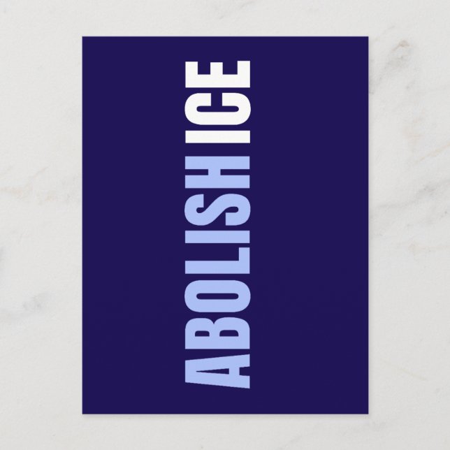 Custom Anti Abolish ICE Political Postcard Vykort (Framsida)