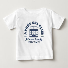 Custom Apres Ski Family Friends Ski Trip Group T Shirt