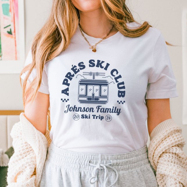 Custom Apres Ski Family Friends Ski Trip Group T Shirt (Skapare uppladdad)