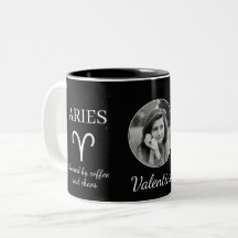 Custom Aries Zodiac Mug with Name & Traits