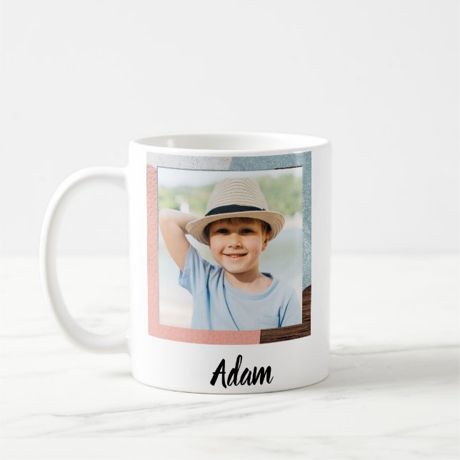 Custom Baby Face Mug, Personalize Child Photo  Kaffemugg (Vänster)