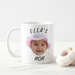 Custom Baby Face Photo Mom Gift Kaffemugg