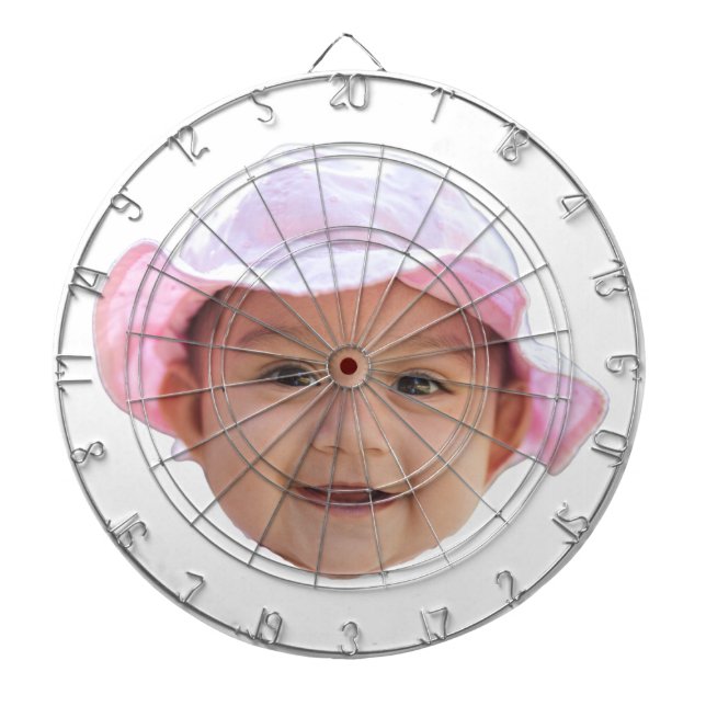 Custom Baby Photo, Baby Photo Face Darttavla (Framsidan)