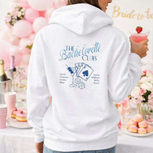 Custom Bachelorette Club Hoodie – Personalized  T Shirt (Skapare uppladdad)