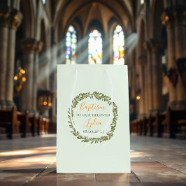 Custom Baptism Olive Wreath